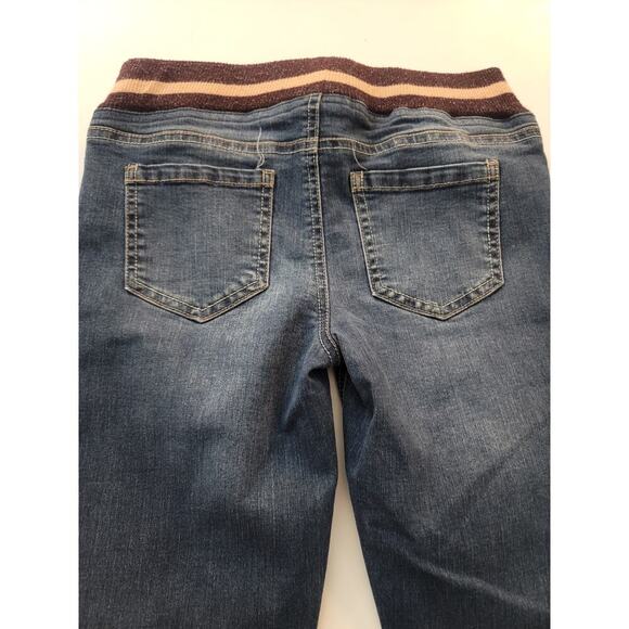 Vanillastar Girls Youth Distressed Denim With Elastic Waist Jeans Size 12 - Picture 3 of 4